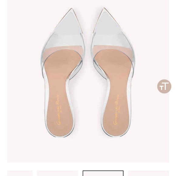 Gianvito Rossi NWT size 37 Elle Mule 85 stiletto in silver. These are in store! - Picture 2 of 8